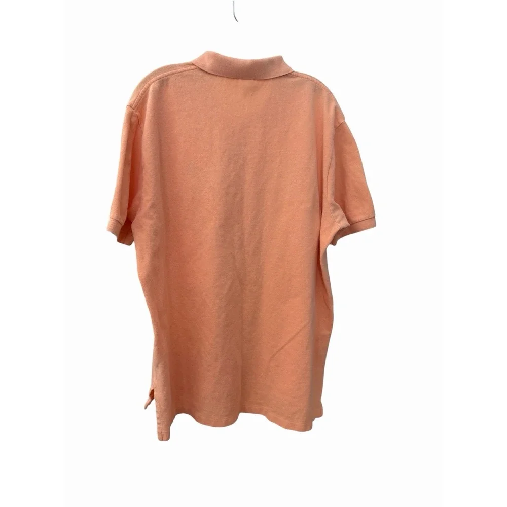 Polo Ralph Lauren Short Sleeve Shirt Size XL Orange Pony Preppy #III16-1